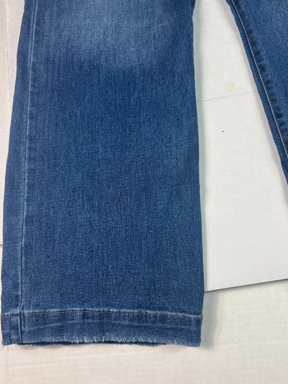 KanCan Jeans Junior's 31x31* Celine High Rise Wide Leg Blue Stretch Denim Tag 13